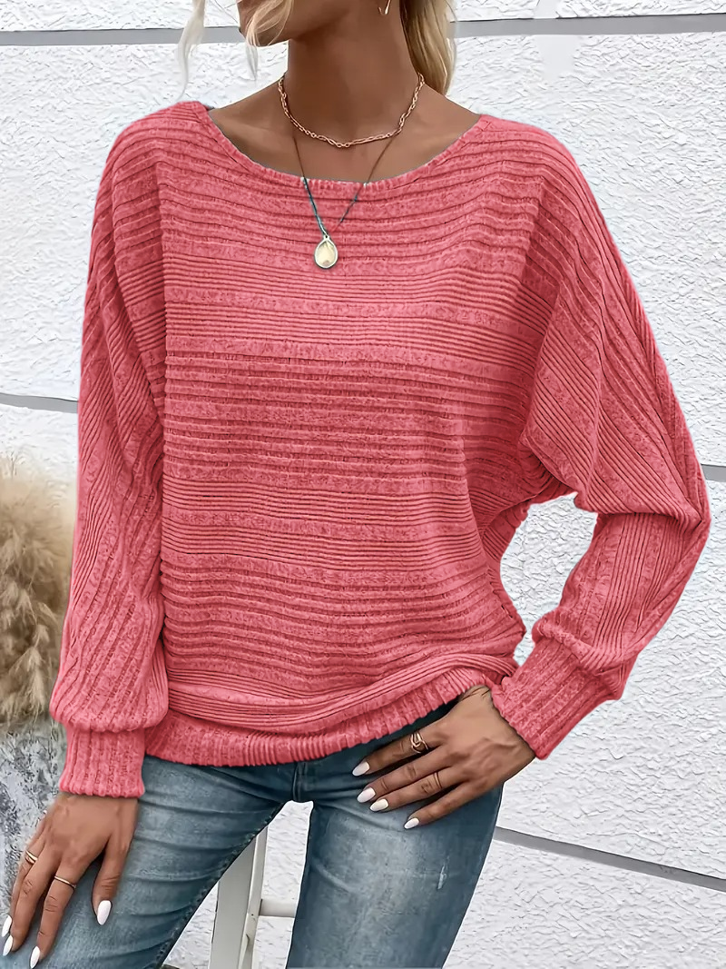 ✨Women's Soft Solid Batwing Sleeve Pullover Long Sleeve Top(BUY 2 FREE SHIPPING)