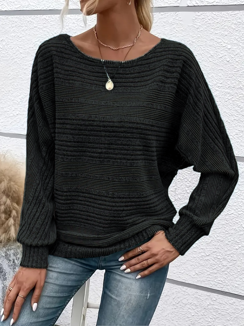 ✨Women's Soft Solid Batwing Sleeve Pullover Long Sleeve Top(BUY 2 FREE SHIPPING)