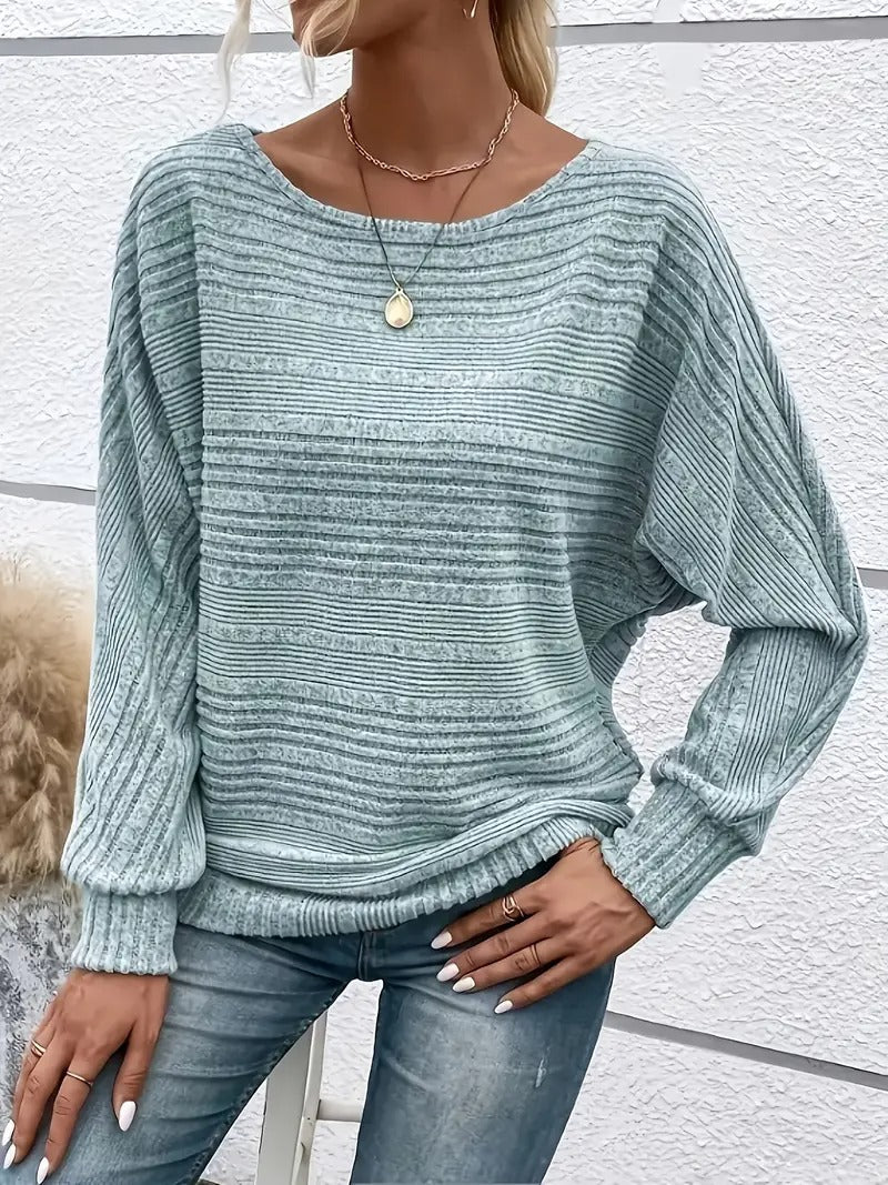 ✨Women's Soft Solid Batwing Sleeve Pullover Long Sleeve Top(BUY 2 FREE SHIPPING)