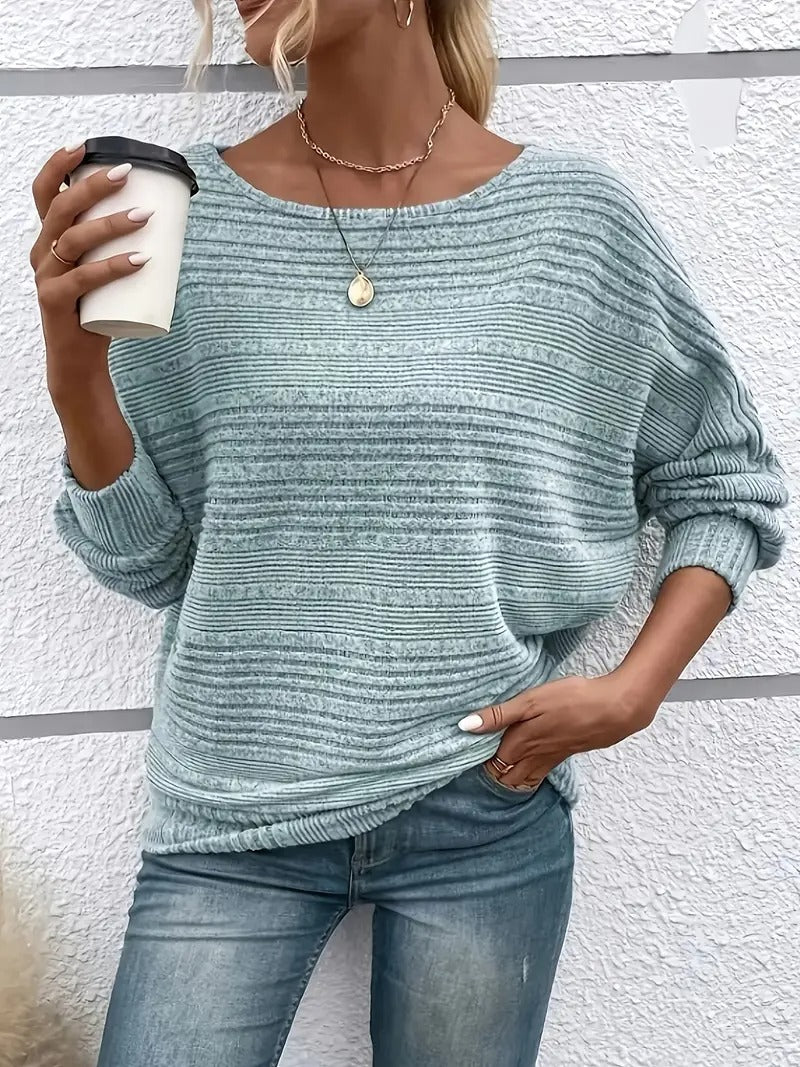 ✨Women's Soft Solid Batwing Sleeve Pullover Long Sleeve Top(BUY 2 FREE SHIPPING)