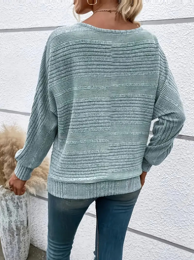 ✨Women's Soft Solid Batwing Sleeve Pullover Long Sleeve Top(BUY 2 FREE SHIPPING)
